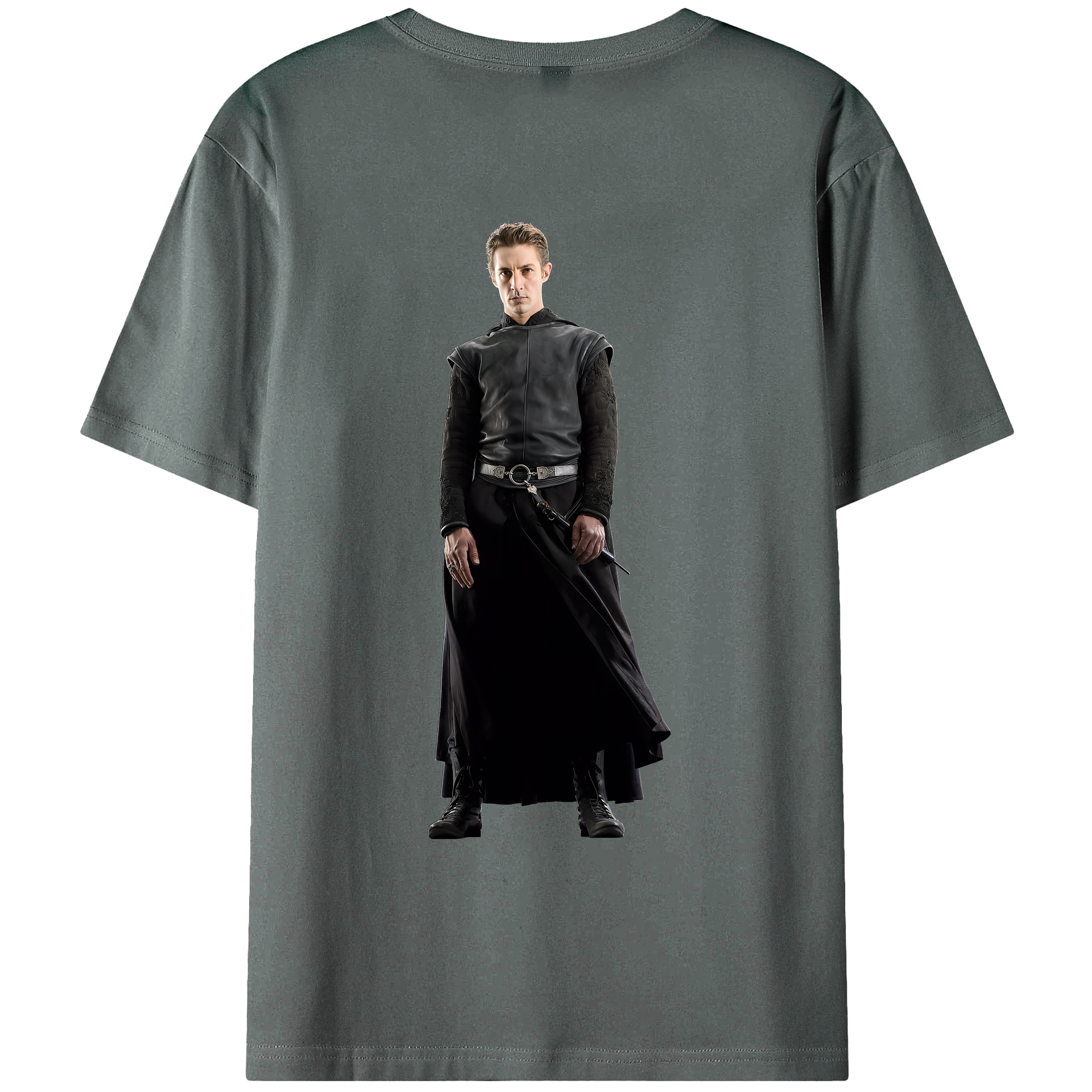 （画像用） Harry Potter ハリー・ポッターシリーズ 綿100％ メンズ半袖Tシャツ（バックプリント） 通気性